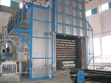 Profile of 35T gas aluminum bar aging furnace 